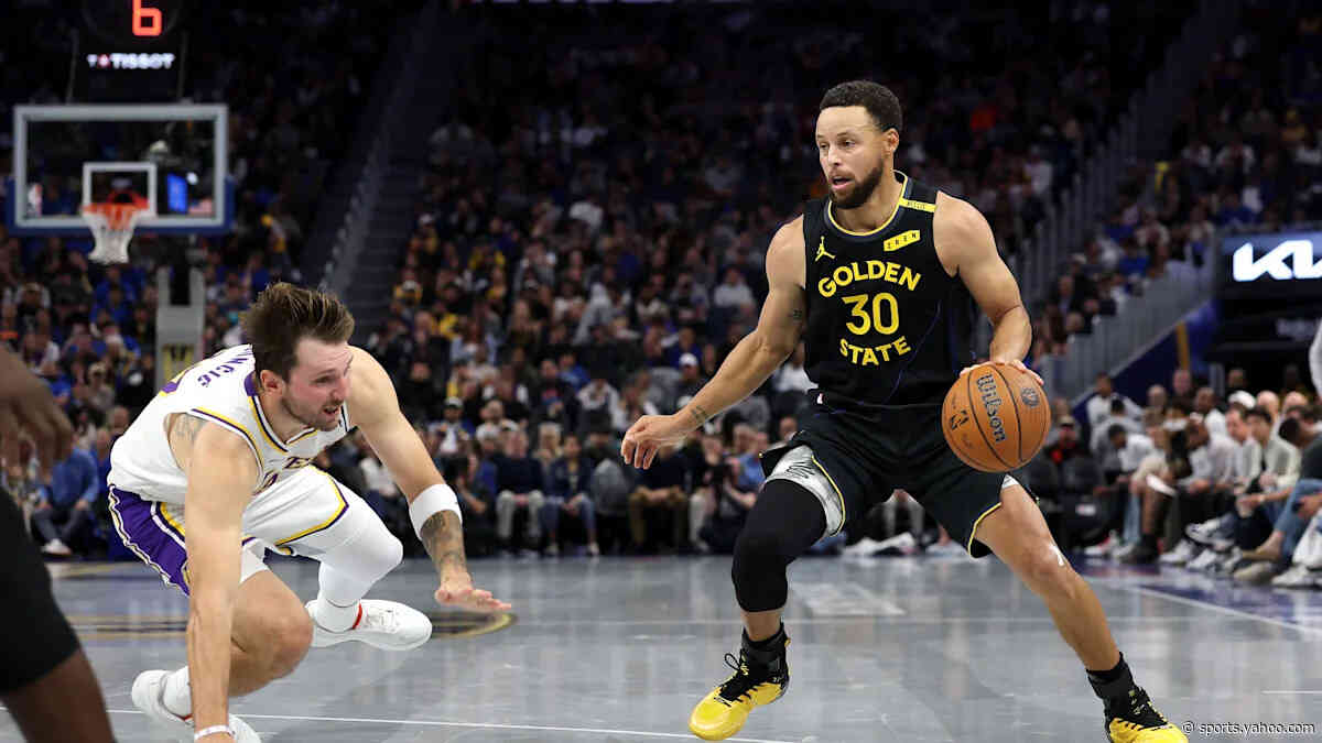 Stephen Curry breaks Luka Dončić's ankles as part of 25-point comeback in NBA Cup win