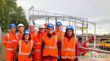 &pound;160m Northern Rail depot creating 100 new jobs hits major milestone