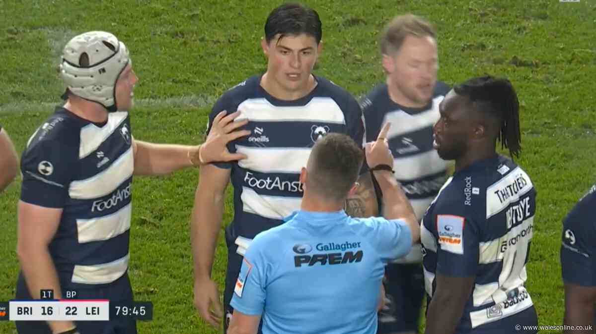 Angry referee in row with 'rude' Louis Rees-Zammit after Wales star's wonder try
