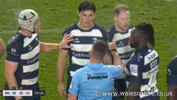 Angry referee in row with 'rude' Louis Rees-Zammit after Wales star's wonder try