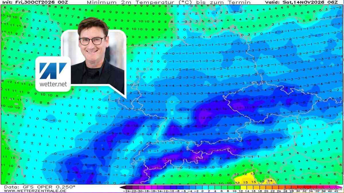 Bis zu minus zwölf Grad: Wettermodelle zeigen Datum für Kälteeinbruch im November