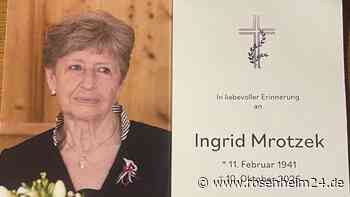 Trachtenverein und Bauerntheater trauern in Prien um Ingrid Mrotzek