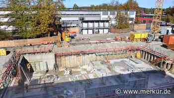 16 Betonmischer für eine Keller-Hälfte: Mittelschul-Baustelle schreitet voran