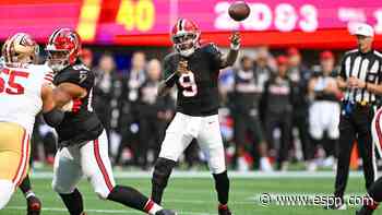 Michael Penix Jr. after 17 NFL games: Nearly 4K passing, 21 TDS but only 61%