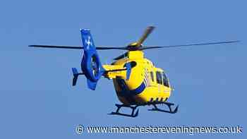 Stockport incident LIVE as air ambulance lands and police shut busy road