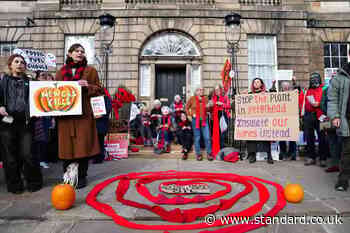 Environmentalists stage Halloween demonstration over ‘scary’ fossil fuels