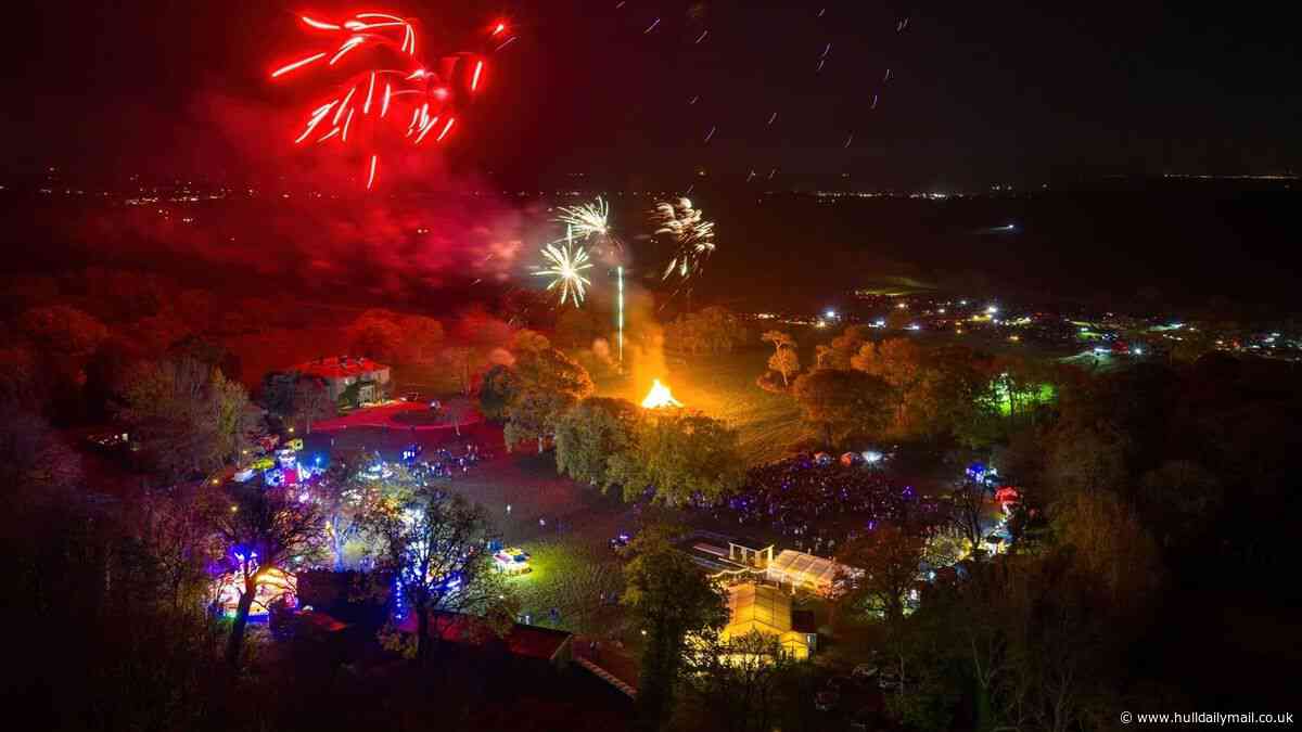 Sparkling firework and bonfire events for 2026 in Hull and East Yorkshire