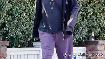'80s star of hit action TV series who later worked with Joey Lawrence seen on rare LA outing... can you guess who?