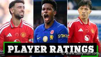 Chelsea 2-0 Manchester United PLAYER RATINGS: Who was 'sloppy' in possession? Which £70m star 'came up short'? And who is 'coming of age'?