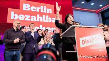 Auch Widerspruch bei Parteitag: Berliner Linke stimmt für Koalitionsverhandlungen mit Grünen und SPD