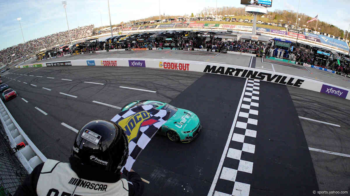 NASCAR Martinsville qualifying live results, Cup Series starting lineup