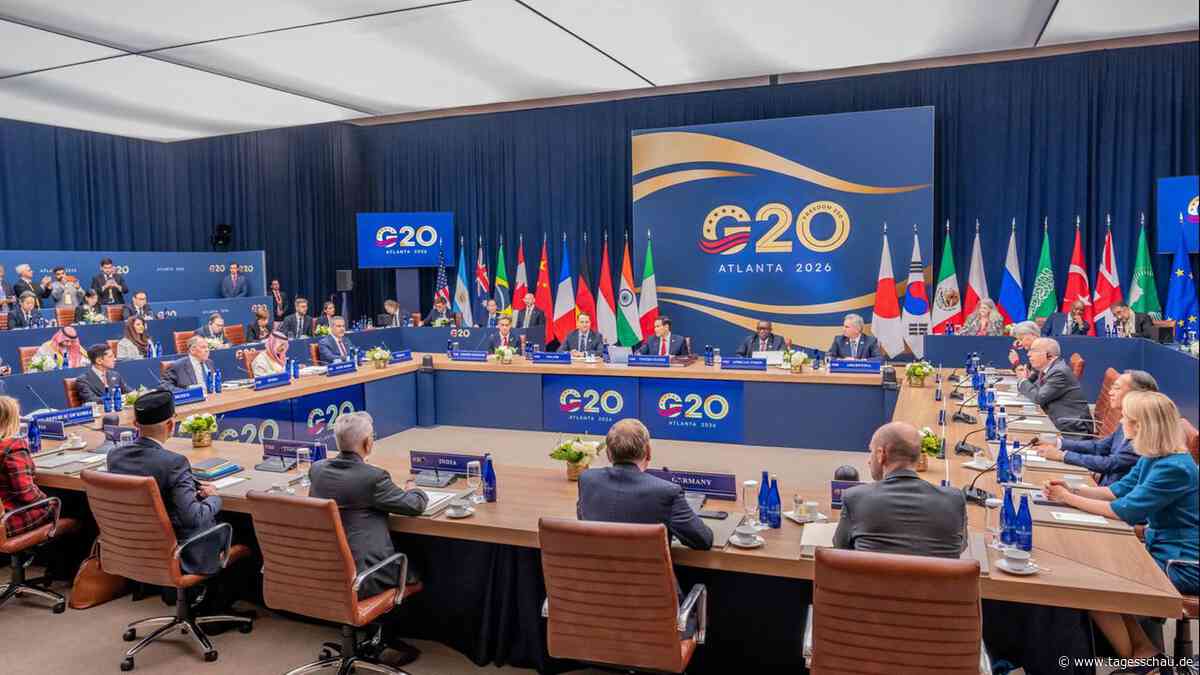 Treffen in Atlanta: G20-Außenminister finden keine gemeinsame Sprache