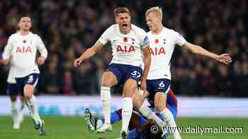 Spurs vs Palace: Archie Gray gives hosts the lead after Jean-Philippe Mateta sent off for reckless lunge