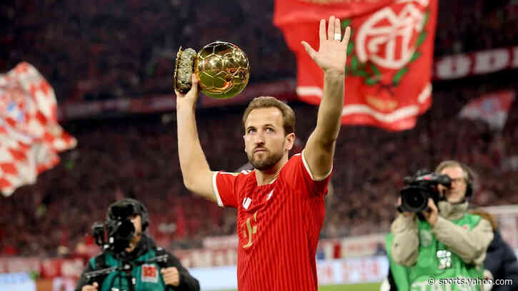 Harry Kane parades Ballon d’Or – before missing penalty in Bayern Munich draw